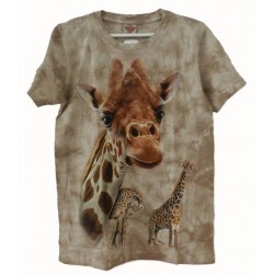 Tričko pro dospělé - žirafa, béžová b