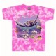 Tričko pro děti - želva, růžová batika