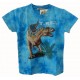 Tričko pro děti - T-Rex, modrá batika