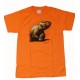 Tričko pro děti - slon, oranžová