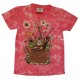 Tričko pro děti - kotě, růžová batika